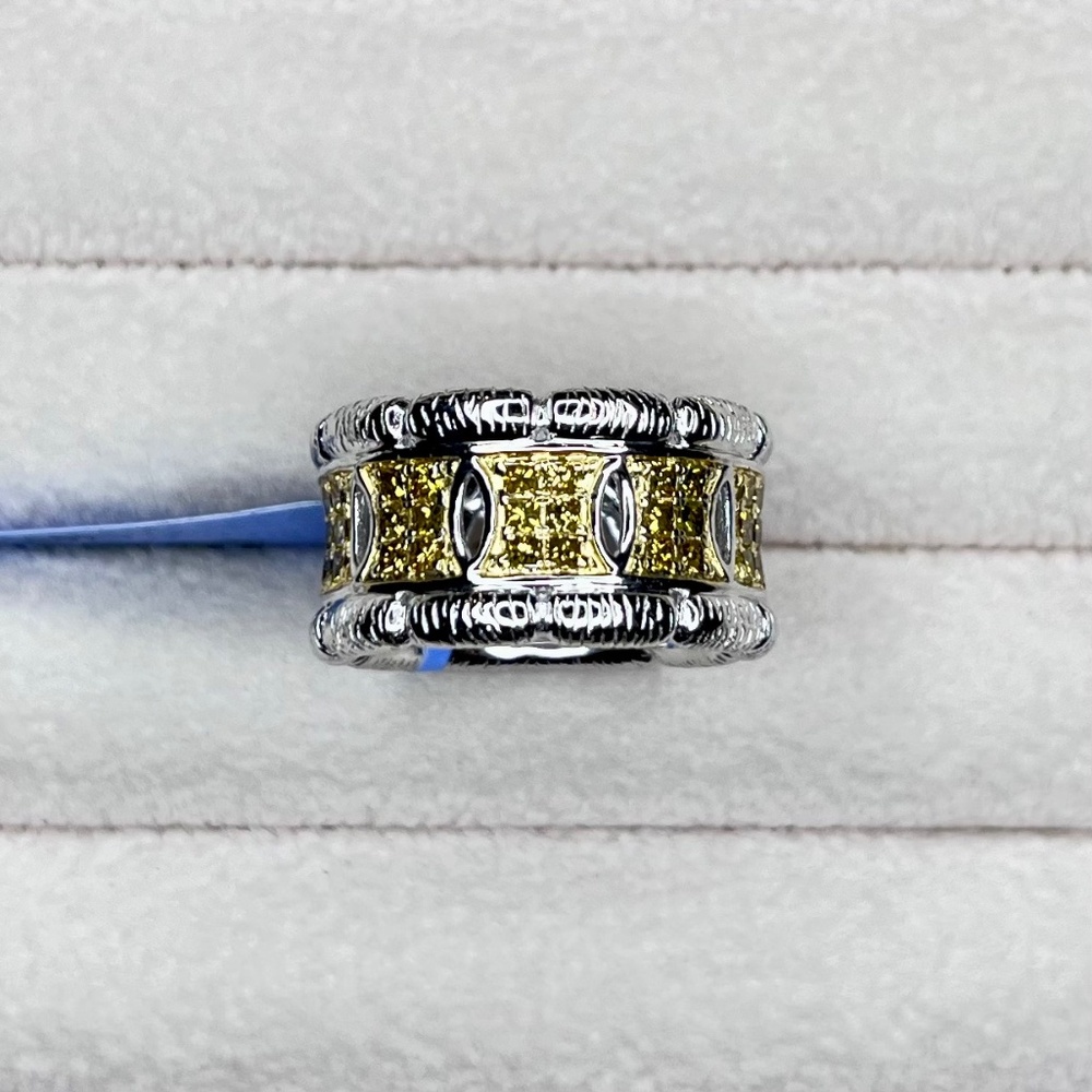 R057 | Natural Yellow Diamond Statement Ring